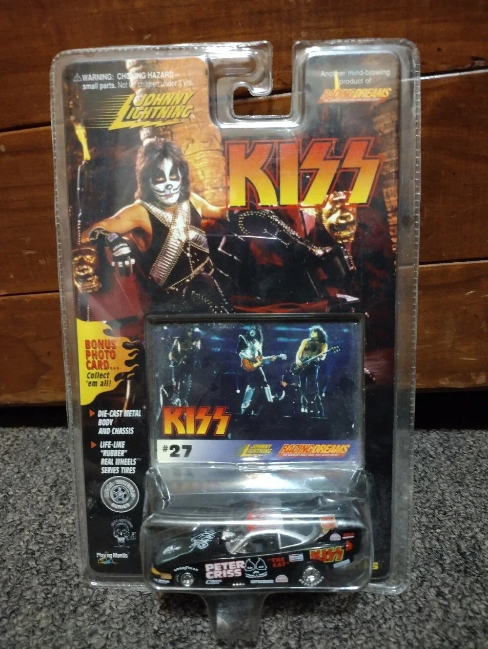 KISS Rock Band Collectible Toy Car by Johnny Lightning Peter Criss